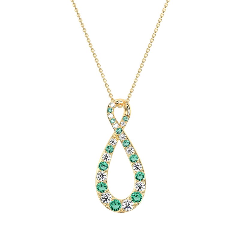 Twisted Infinity Necklace