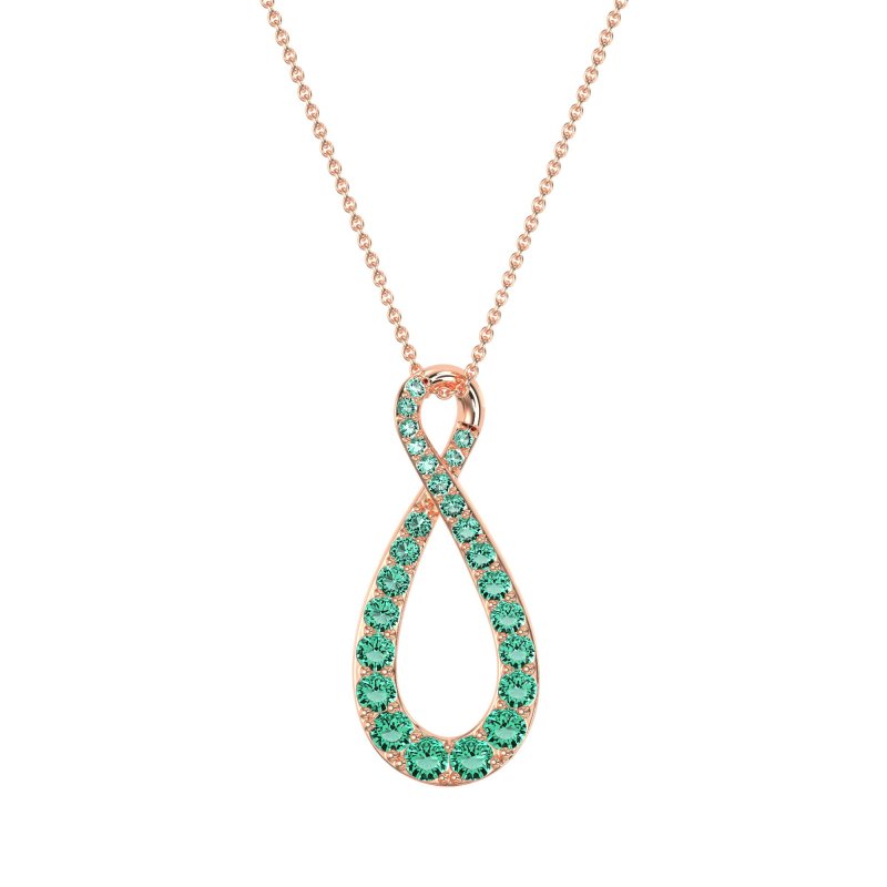 Twisted Infinity Necklace
