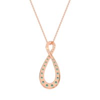 Twisted Infinity Necklace