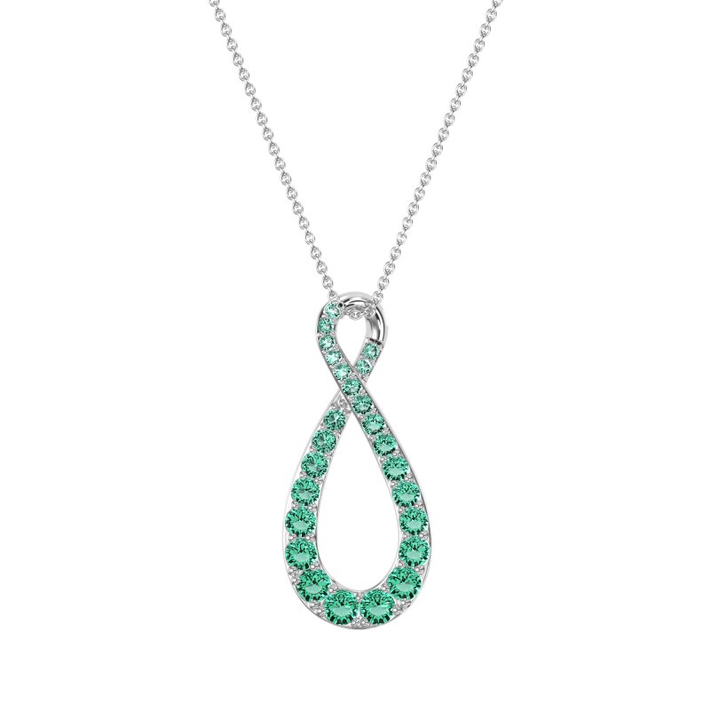 Twisted Infinity Necklace