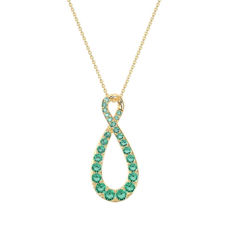 Twisted Infinity Necklace