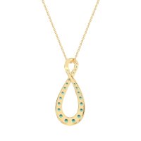 Twisted Infinity Necklace