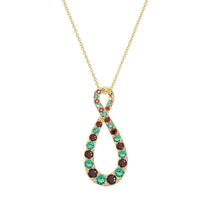Twisted Infinity Necklace