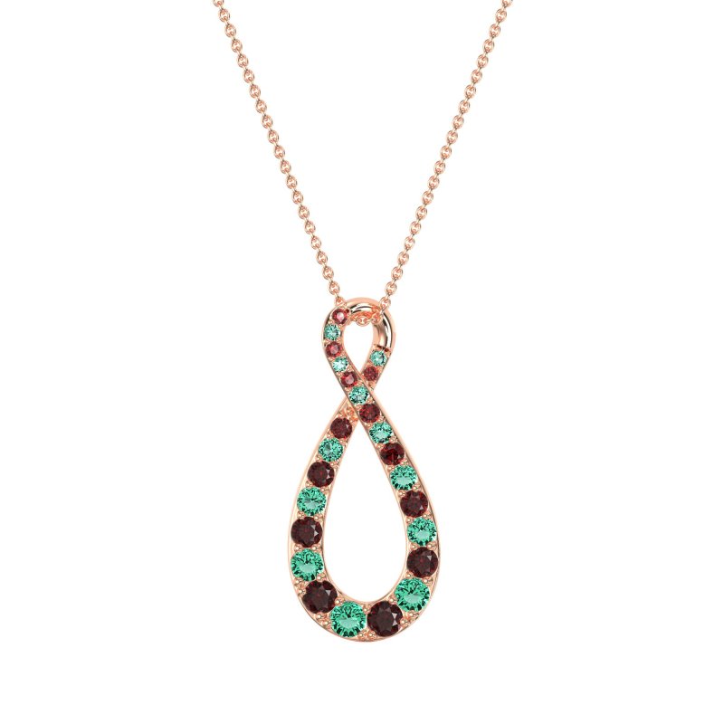 Twisted Infinity Necklace