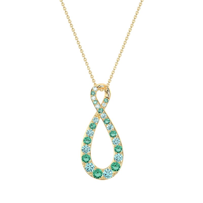 Twisted Infinity Necklace