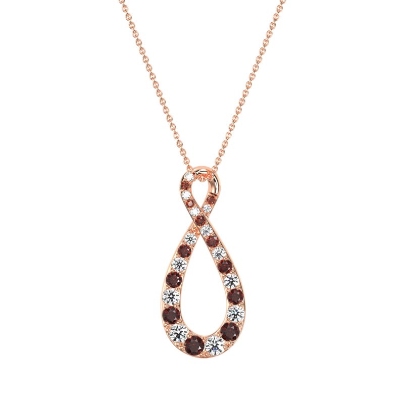 Twisted Infinity Necklace
