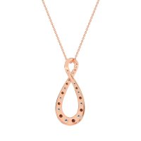 Twisted Infinity Necklace