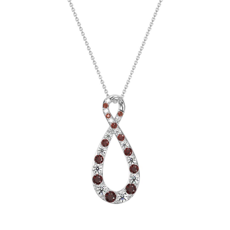 Twisted Infinity Necklace