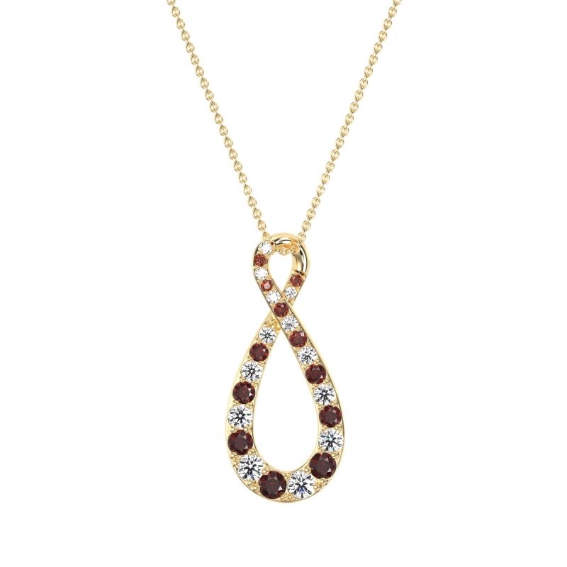 Twisted Infinity Necklace