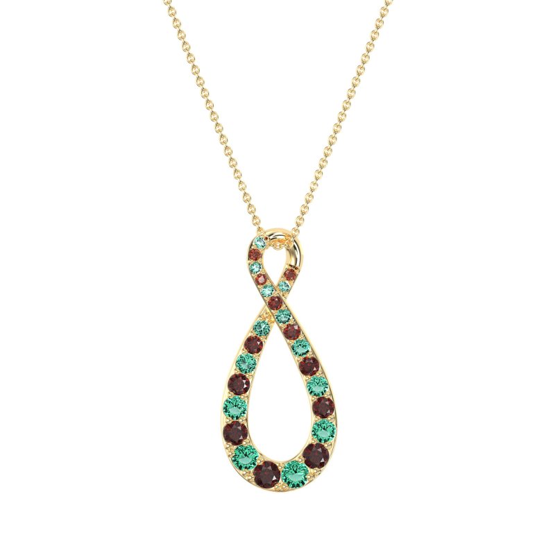 Twisted Infinity Necklace
