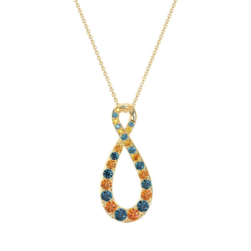 Twisted Infinity Necklace