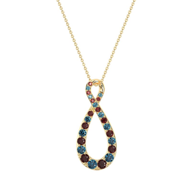 Twisted Infinity Necklace