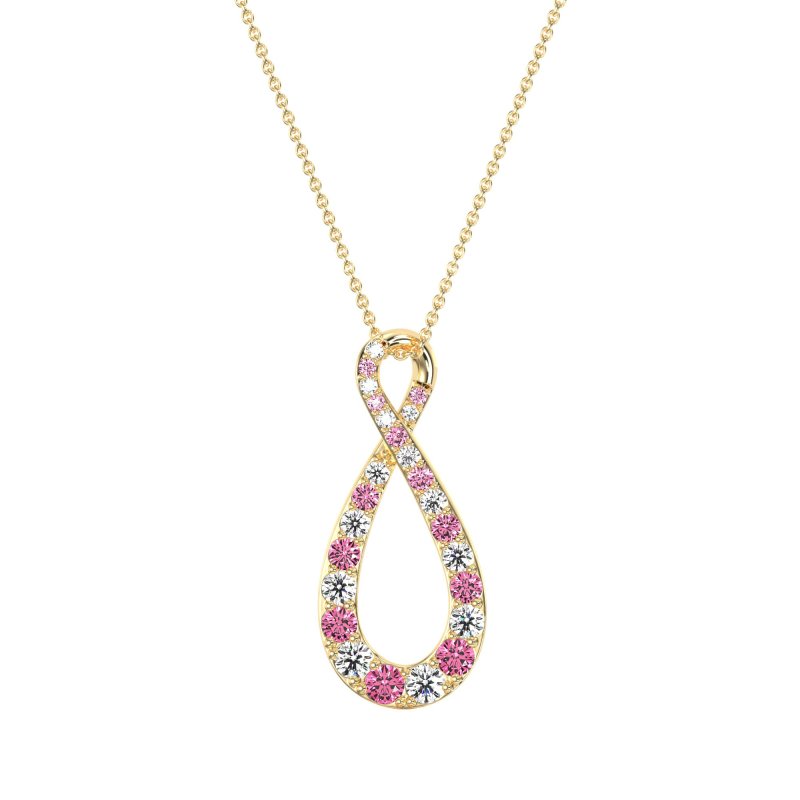Twisted Infinity Necklace