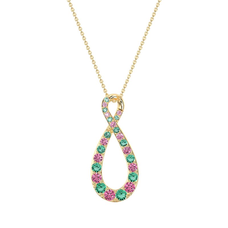 Twisted Infinity Necklace