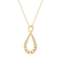 Twisted Infinity Necklace