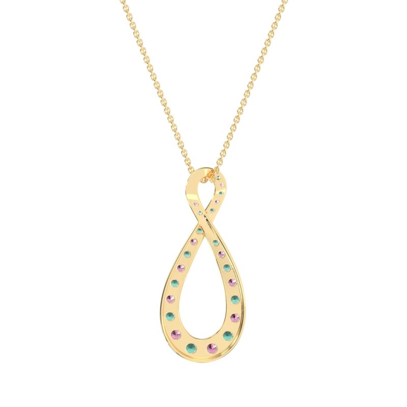 Twisted Infinity Necklace