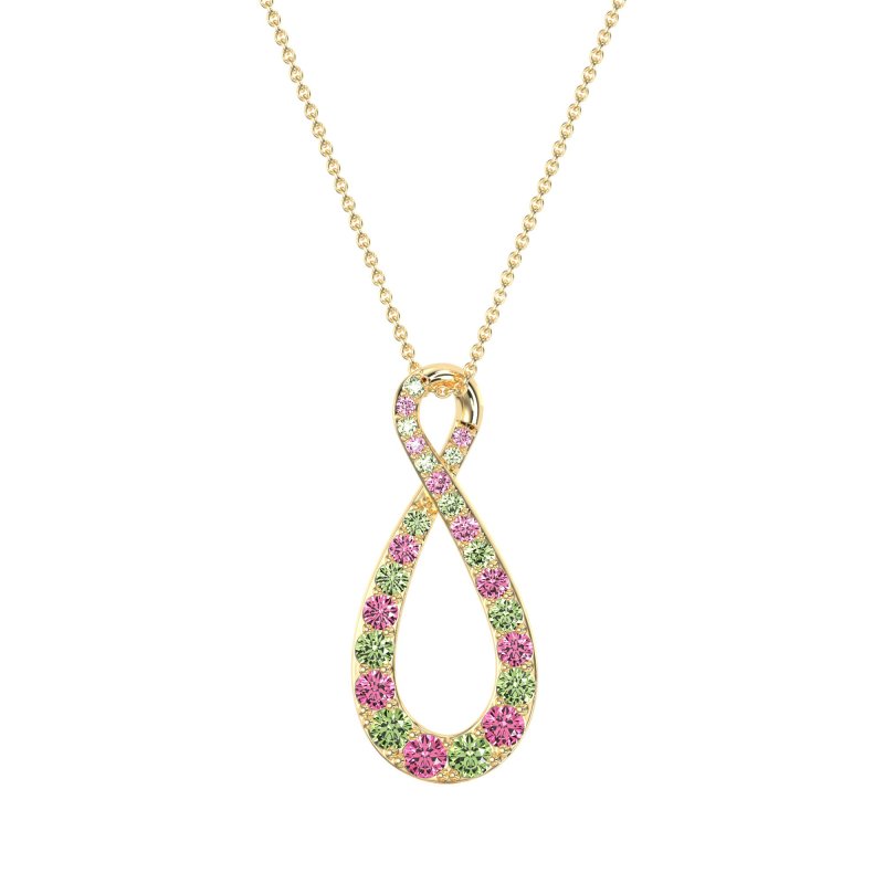 Twisted Infinity Necklace