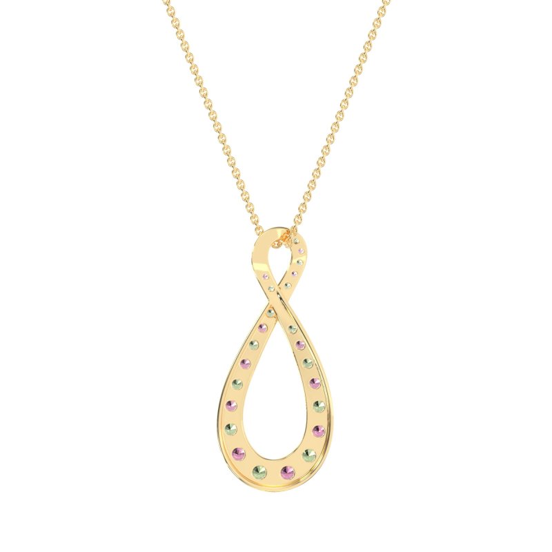 Twisted Infinity Necklace