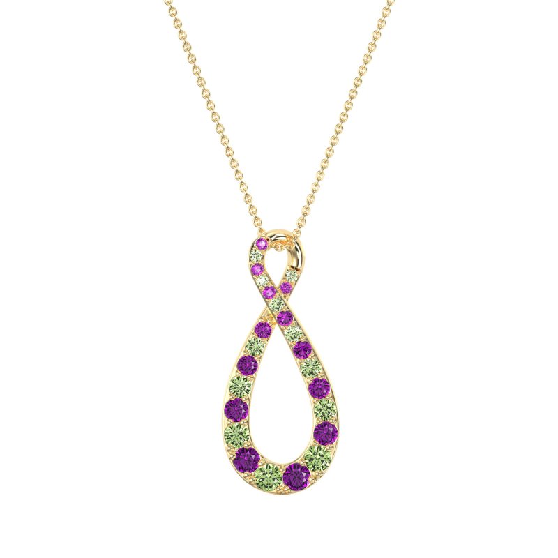 Twisted Infinity Necklace