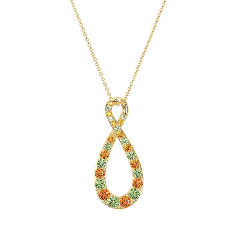 Twisted Infinity Necklace