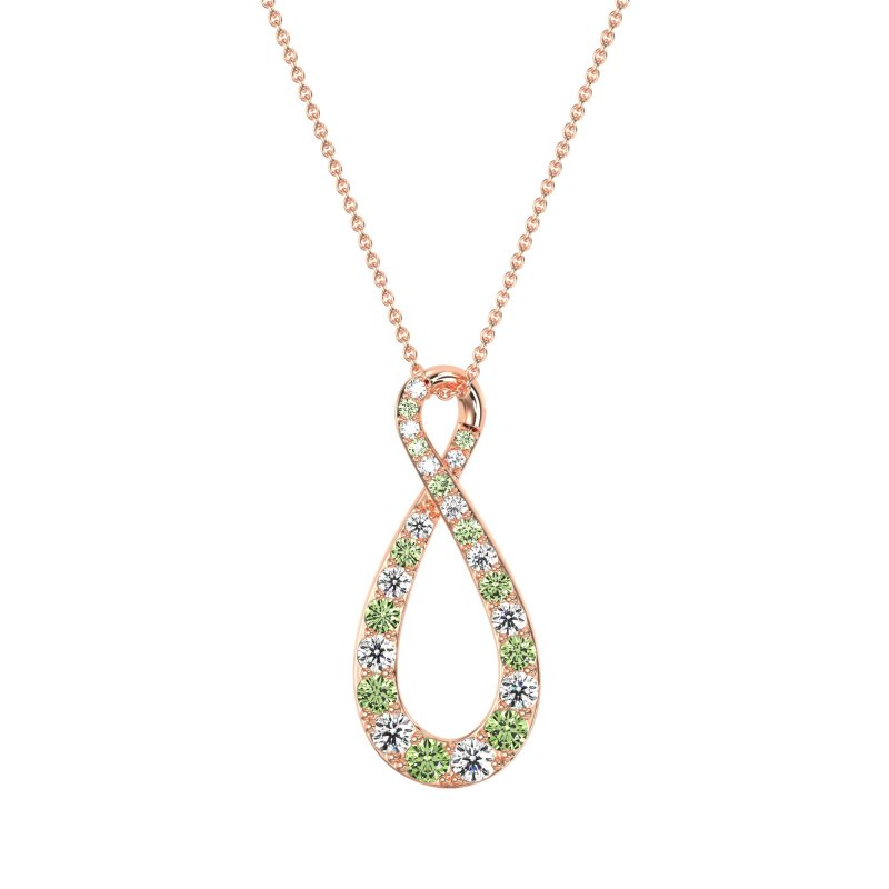 Twisted Infinity Necklace