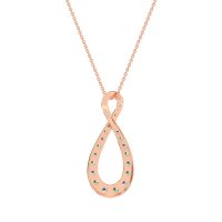 Twisted Infinity Necklace