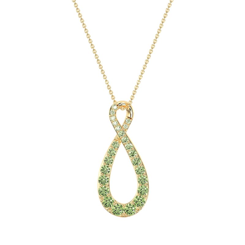 Twisted Infinity Necklace
