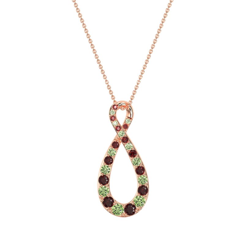 Twisted Infinity Necklace