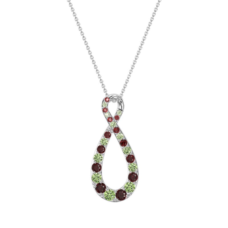 Twisted Infinity Necklace