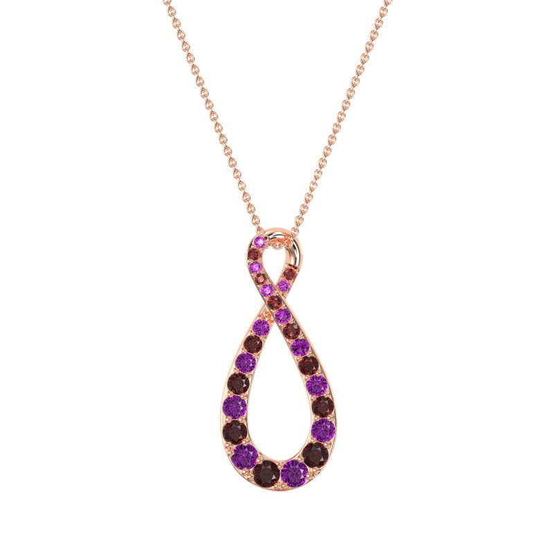 Twisted Infinity Necklace