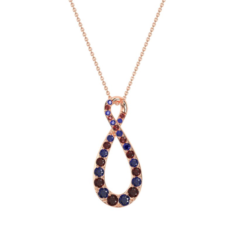 Twisted Infinity Necklace