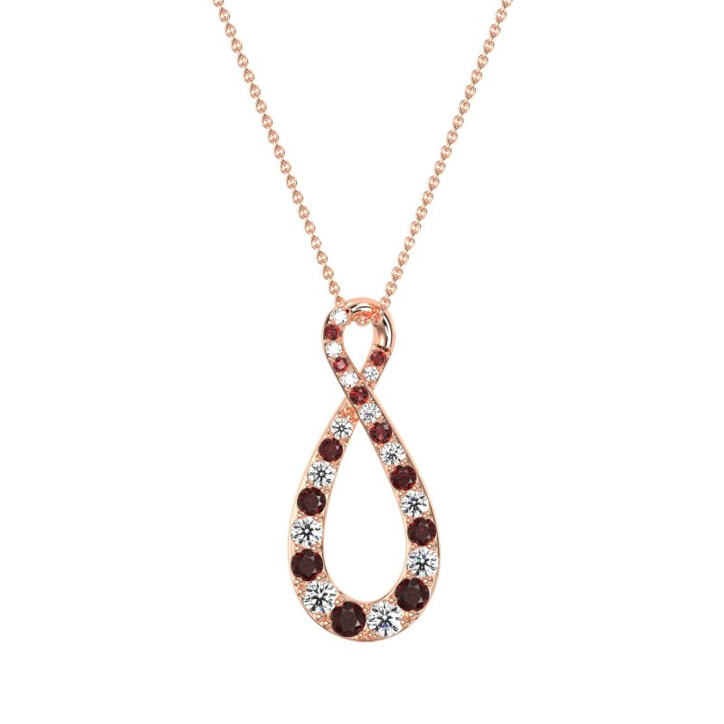 Twisted Infinity Necklace