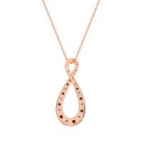 Twisted Infinity Necklace