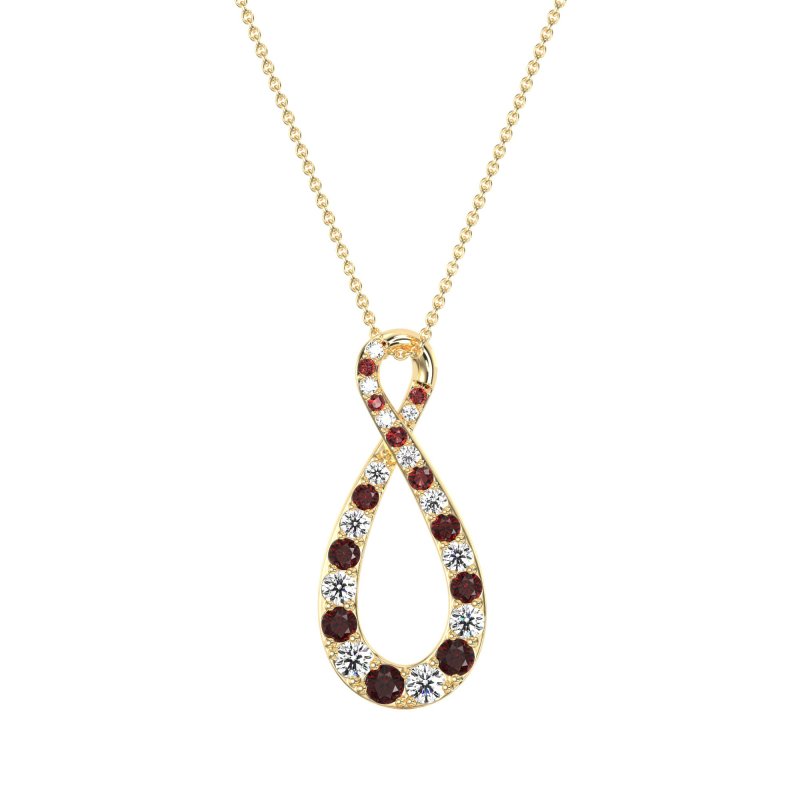 Twisted Infinity Necklace