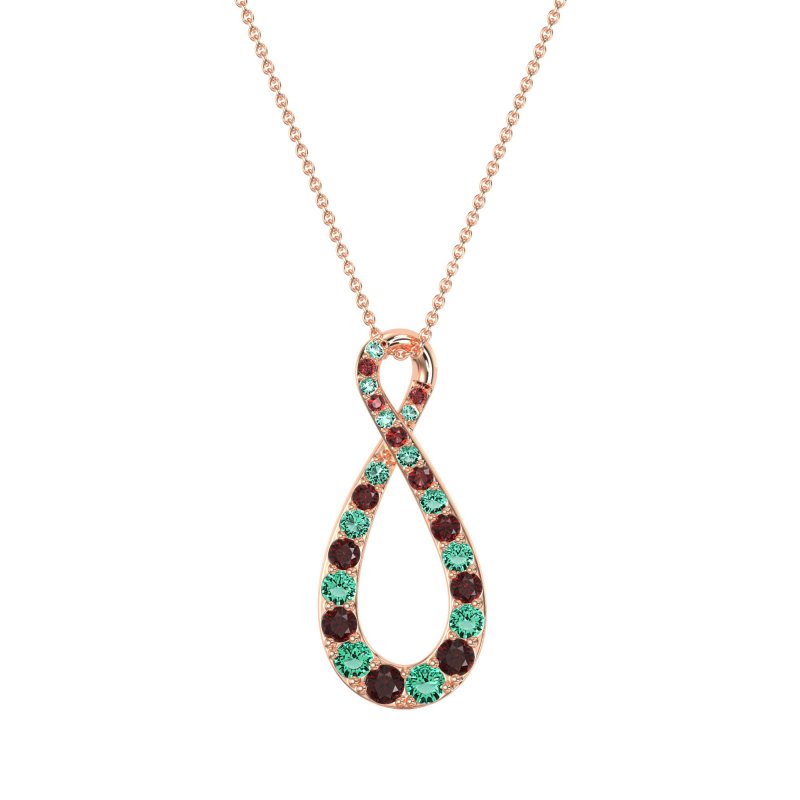 Twisted Infinity Necklace