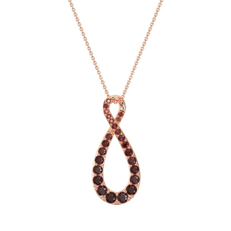 Twisted Infinity Necklace