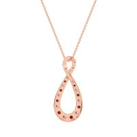 Twisted Infinity Necklace
