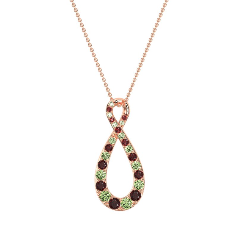 Twisted Infinity Necklace