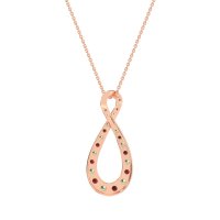 Twisted Infinity Necklace
