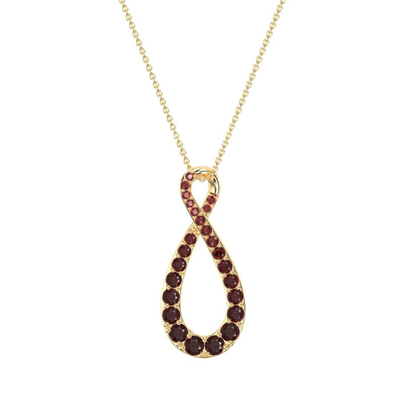 Twisted Infinity Necklace