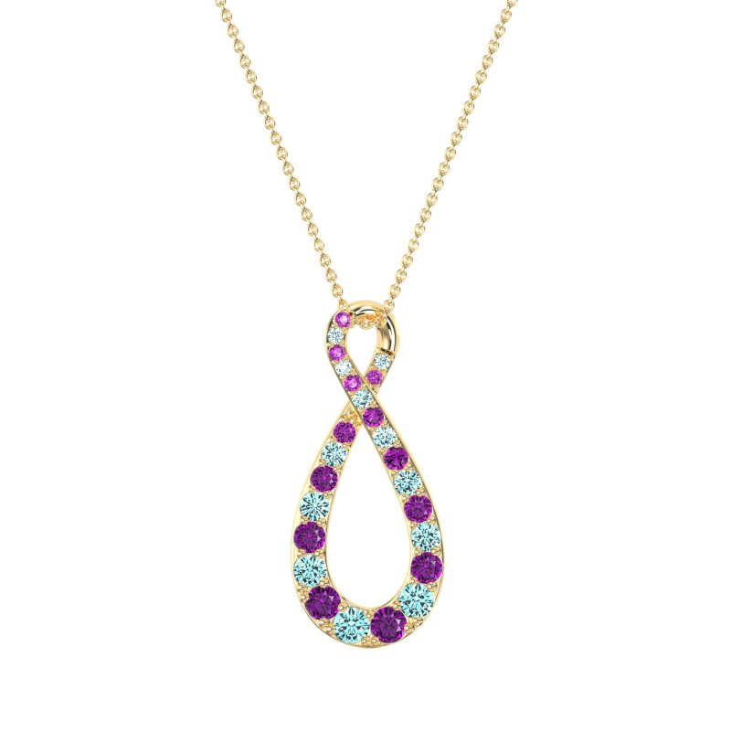 Twisted Infinity Necklace