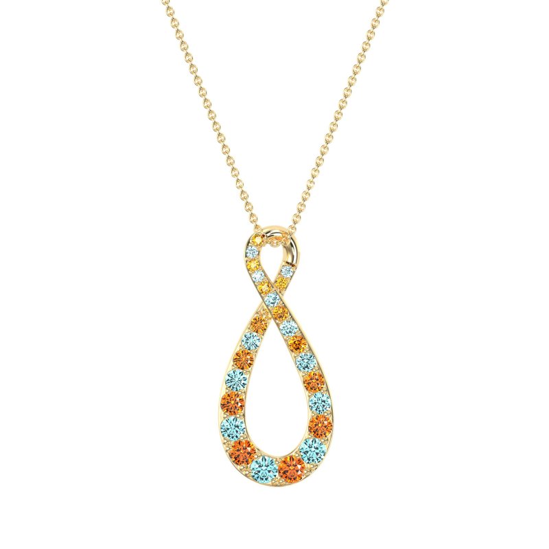 Twisted Infinity Necklace