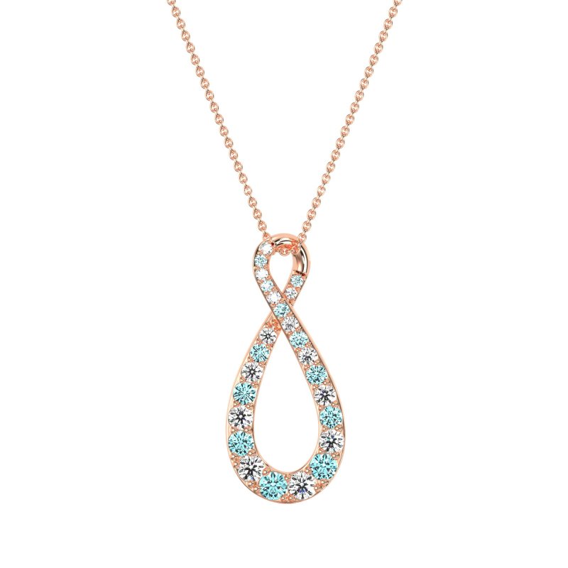 Twisted Infinity Necklace