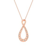 Twisted Infinity Necklace