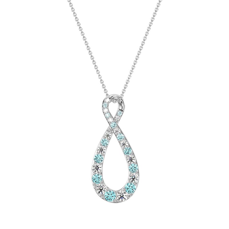 Twisted Infinity Necklace