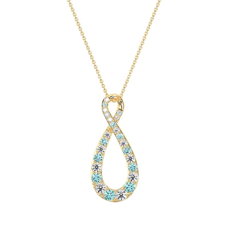 Twisted Infinity Necklace