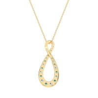 Twisted Infinity Necklace