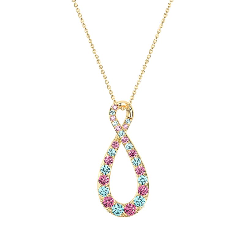 Twisted Infinity Necklace