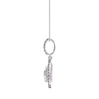 Tear Drop Large Halo Necklace
