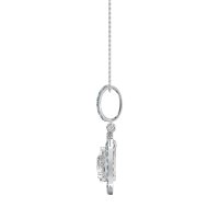Tear Drop Large Halo Necklace